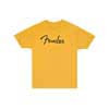 9192122306 Fender Clothing T-Shirts spaghetti logo t-shirt, butterscotch, S