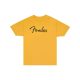 9192122506 Fender Clothing T-Shirts spaghetti logo t-shirt, butterscotch, L