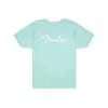 9192222306 Fender Clothing T-Shirts spaghetti logo t-shirt, daphne blue, S