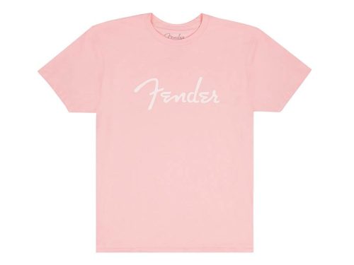 9192400306 Fender Clothing T-Shirts spaghetti logo t-shirt, shell pink, S