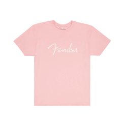   9192400506 Fender Clothing T-Shirts spaghetti logo t-shirt, shell pink, L