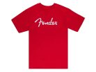 9192401506 Fender Clothing T-Shirts spaghetti logo t-shirt, dakota red, L