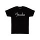 9192411406 Fender Clothing T-Shirts spaghetti wavy checker logo t-shirt, black, M