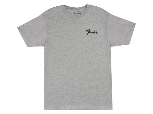 9192500306 Fender Clothing T-Shirts transition logo t-shirt, athletic grey, S