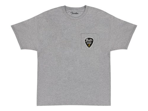 9192600306 Fender Clothing T-Shirts pick patch pocket t-shirt, athletic grey, S