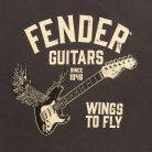 9192828306 Fender  Wings To Fly T-Shirt, vintage black, S