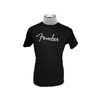 9193010503 Fender Clothing T-Shirts spaghetti logo men's tee, black, L