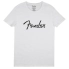 9193010508 Fender Clothing T-Shirts spaghetti logo men's tee, white, L