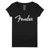 9193020502 Fender Clothing T-Shirts spaghetti logo women's tee, black, M