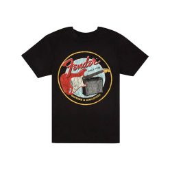   9193122506 Fender Clothing T-Shirts 1946 guitars & amplifiers t-shirt, vintage black, L