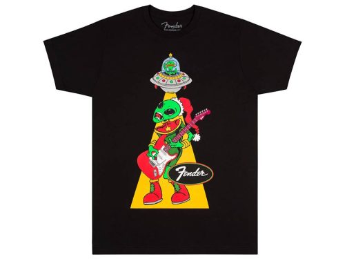 9194000506 Fender Clothing T-Shirts t-shirt Ugly Christmas Alien, black, L