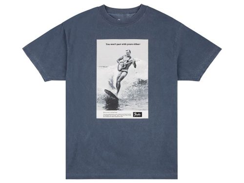 9194122406 Fender Clothing T-Shirts vintage ad surfer tee, ocean, M