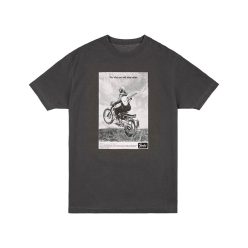   9194132506 Fender Clothing T-Shirts vintage ad biker tee, graphite, L