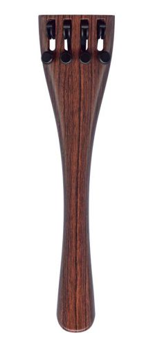 919711-P Wittner Ultra cello tailpiece, 4/4-7/8, synthetic, rosewood color, with 4 finetuners