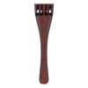 919731-P Wittner Ultra cello tailpiece, 3/4-1/2, synthetic, rosewood color, with 4 finetuners