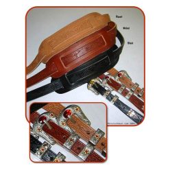 9220021000 Gretsch  tooled vintage strap, russet