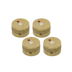   9221025000 Gretsch Genuine Replacement Part knob, most Gretsch models, "G" Arrow w/ Jewel, set of 4 pieces, gold