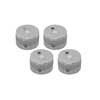 9221027000 Gretsch Genuine Replacement Part knob, most Gretsch models, "G" logo w/ Jewel, set of 4 pieces, chrome