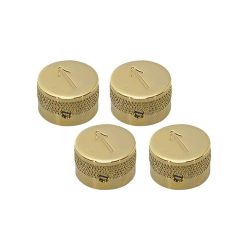   9221028000 Gretsch Genuine Replacement Part knob, most Gretsch models, "G" Arrow, set of 4 pieces, gold