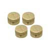 9221028000 Gretsch Genuine Replacement Part knob, most Gretsch models, "G" Arrow, set of 4 pieces, gold