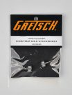 9221030000 Gretsch Genuine Replacement Part strap buttons, most Gretsch guitars, w/ mounting hardware, 2 pieces, chrome