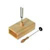 924-RA Wittner  tuning fork a-440 Hz. on wooden resonance case, with striker, 4x8 mm.