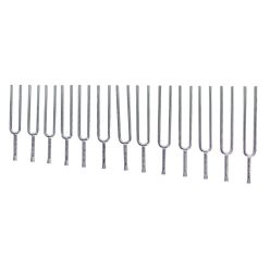   924440-13 Wittner  13- piece tuning fork set, chromatic c1-c2, 924-series, 4x8 mm., square