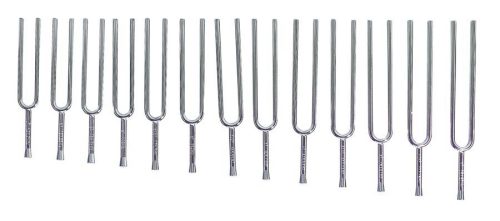 924440-13 Wittner  13- piece tuning fork set, chromatic c1-c2, 924-series, 4x8 mm., square