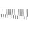 924440-13 Wittner  13- piece tuning fork set, chromatic c1-c2, 924-series, 4x8 mm., square