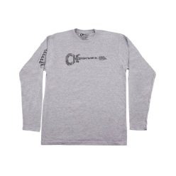   9925727706 Charvel Clothing T-Shirts LS headstock longsleeve, grey, XL