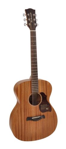 A-250 Richwood All Solid Master Series custom shop auditorium OOO, solid satin mahogany top & solid mahogany b&s, incl gigbag