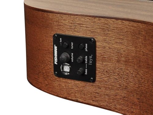 A-50-CE Richwood Master Series handmade auditorium OOO guitar, solid mahogany & mahogany, satin finish, cutaway, Fishman Isys+