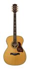 A-70-EVA Richwood Master Series handmade auditorium OOO guitar, solid spruce & rosewood, ebony fb, real abalone, vintage, Fishman