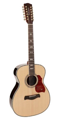 A-7012-VA Richwood Master Series handmade auditorium OOO 12-string guitar, solid spruce & rosewood, ebony fb, real abalone, vintage