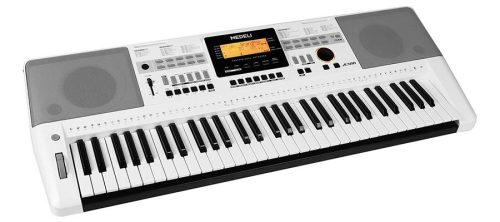 A300W Medeli Aspire Series keyboard, 61 touch sensitive keys, 2 x 35 watt - white