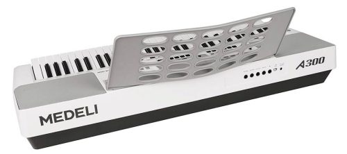 Medeli A300W Aspire Series Keyboard, 61 anschlagdynamische Tasten, 2 x 35 Watt – Weiß