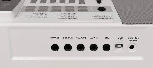 Medeli A300W Aspire Series Keyboard, 61 anschlagdynamische Tasten, 2 x 35 Watt – Weiß