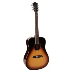  A3DSVS Sire Guitars A3 Series Larry Carlton acoustic dreadnought guitar with SIB electronics, vintage sunburst