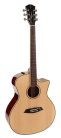 A3GSNT Sire Guitars A3 Series Larry Carlton acoustic grand auditorium guitar with SIB electronics and cutaway, natural