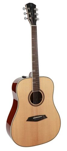 A4DSNT Sire Guitars A4 Series Larry Carlton acoustic dreadnought guitar, solid top and back (roasted top)with SIB electronics, natural