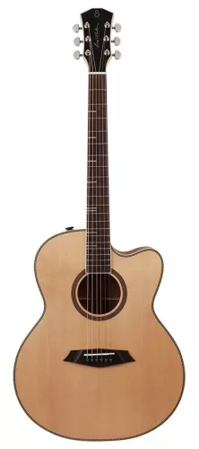 A4GSNT Sire Guitars A4 Series Larry Carlton acoustic grand auditorium guitar, solid top and back (roasted top) with SIB electronics, natural