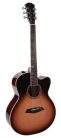 A4GSVS Sire Guitars A4 Series Larry Carlton acoustic grand auditorium guitar, solid top and back (roasted top) with SIB electronics, sunburst