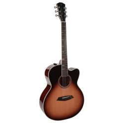   A4GSVS Sire Guitars A4 Series Larry Carlton acoustic grand auditorium guitar, solid top and back (roasted top) with SIB electronics, sunburst