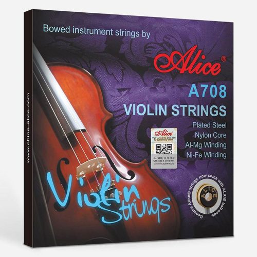 A708 Alice  string set 4/4 violin, synthetic core