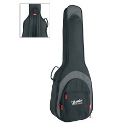   AB-25-BG Boston Super Packer gig bag for acoustic bass guitar, 25 mm. padding, multiple pockets, black and grey