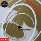 AB-45105 Galli ProCoated Phosphor Bronze string set acoustic bass, phosphor bronze, medium, 045-065-085-105