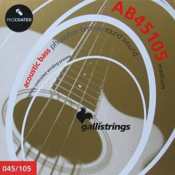   AB-45105 Galli ProCoated Phosphor Bronze string set acoustic bass, phosphor bronze, medium, 045-065-085-105