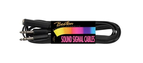 AC-160 Boston  audio cable black, 3.00 meter, jack f st., 2 jack m st.