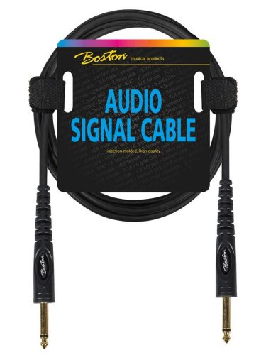 AC-211-030 Boston  audio signal cable, 6.3mm jack mono to 6.3mm jack mono, 0.30 meter