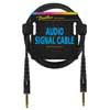 AC-211-030 Boston  audio signal cable, 6.3mm jack mono to 6.3mm jack mono, 0.30 meter